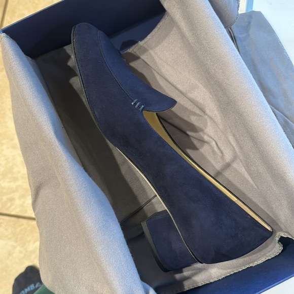 Sarah Flint | Rosie | Navy Suede | Size Women’s 39 / 8.5 US - Picture 4 of 12